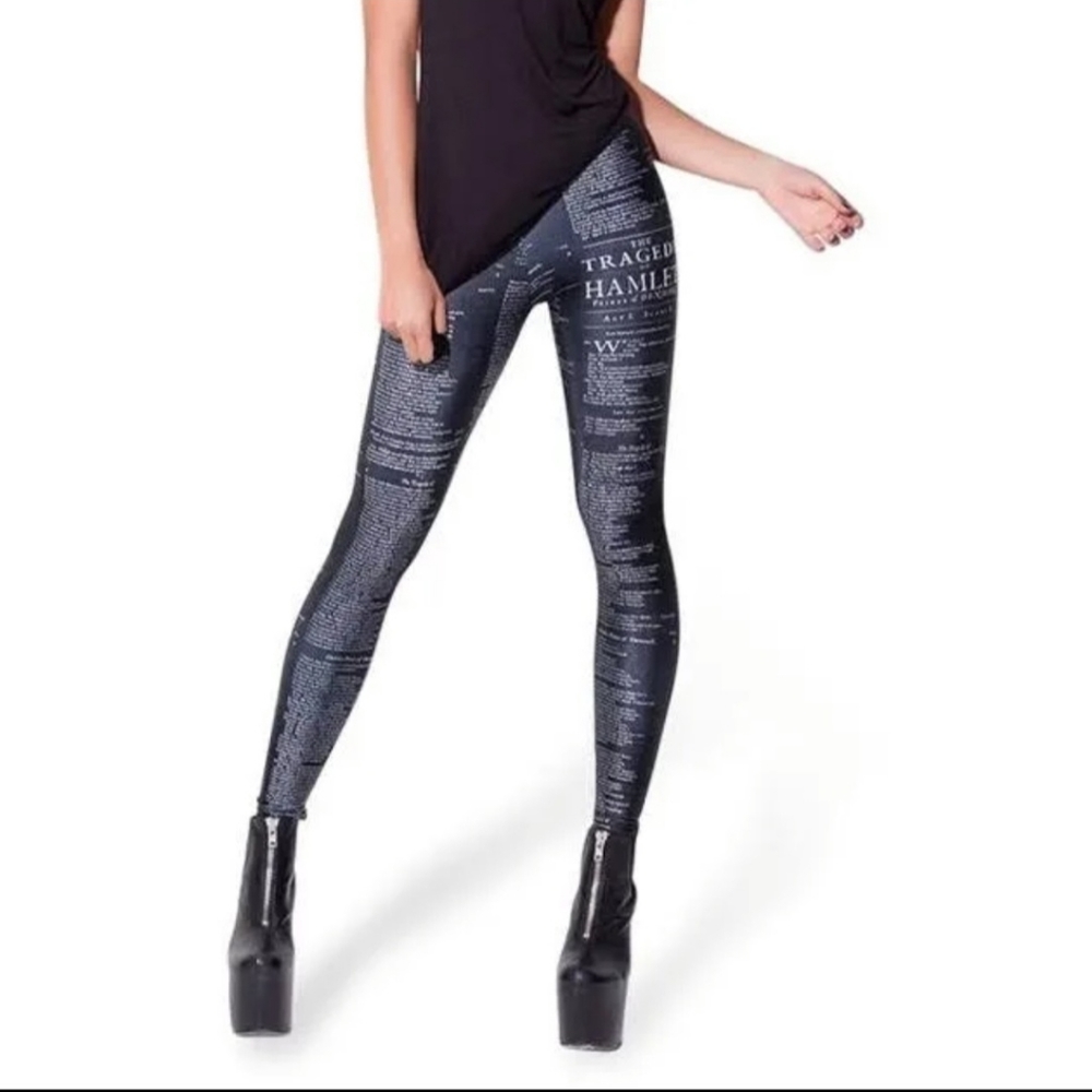 Lotus Leggings - Tradegy of Hamlet by William Shakespeare